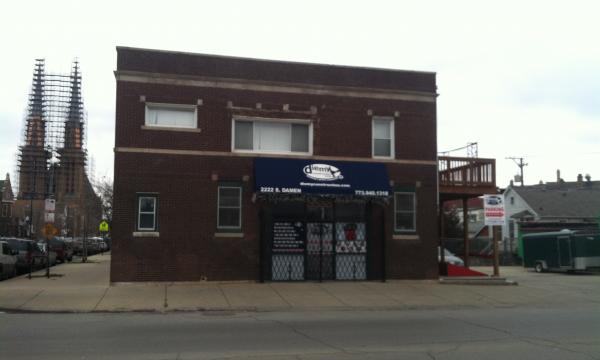 Mixed-use building near Cermak and Damen