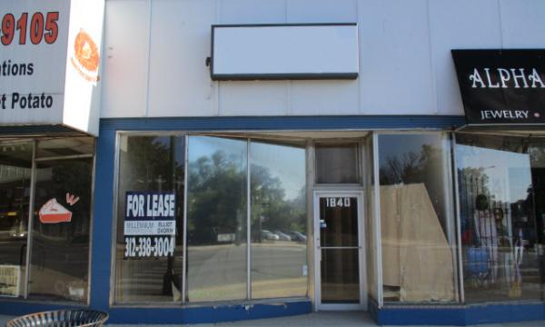 Storefront for retail or office use for lease on 95th