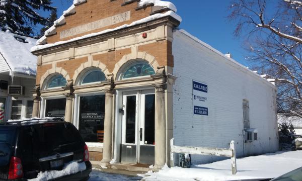 retail, office, storefront, Matteson, downtown, Metra, historic building, for sale