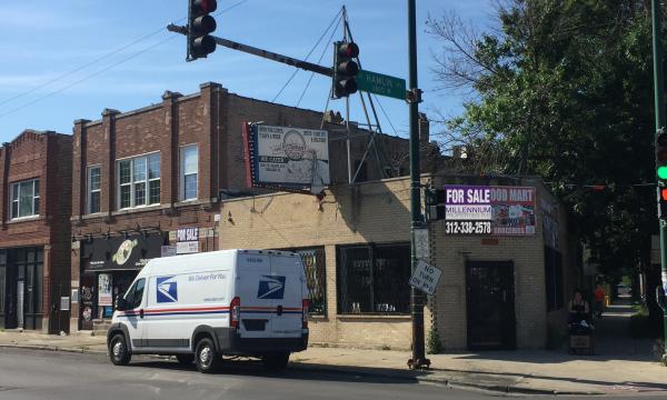 Retail pr office storefront space in Humboldt Park available for rent