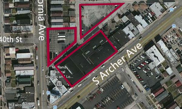 Retail, office, parking lot, redevelopment, 39th and California