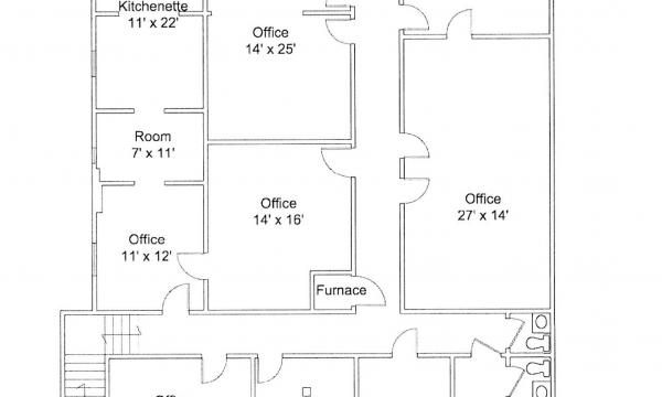 Floor Plan for Office Near Berwyn