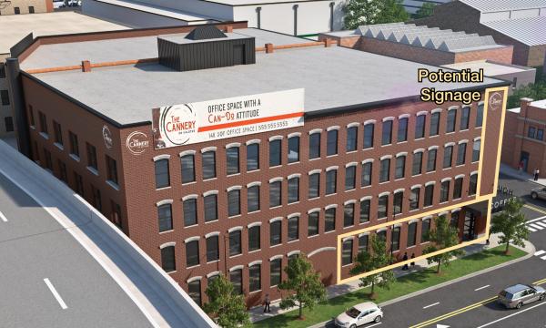 Retail space part of new loft office building