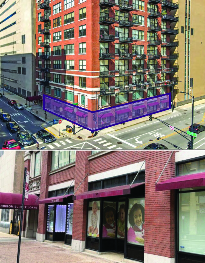 For Sale: Corner Retail Condominium in Prime South Loop