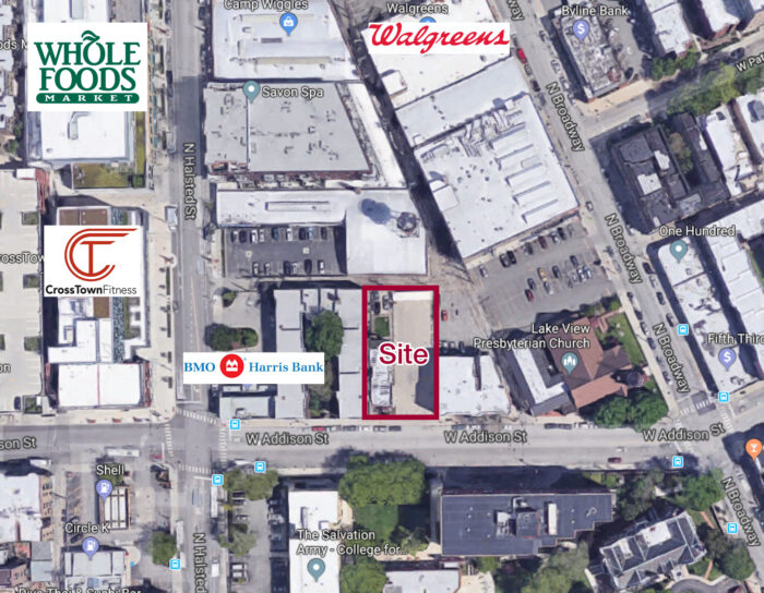 Large Redevelopment Site on Addison in Wrigleyville