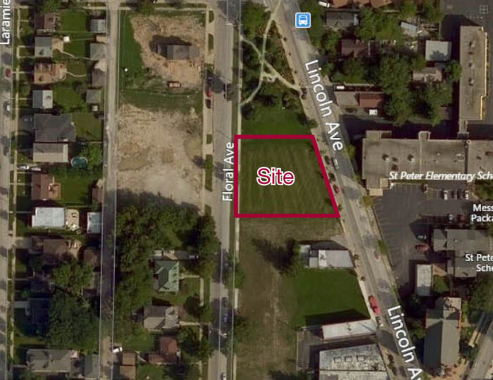 18,588 SF Development Site in Downtown Skokie